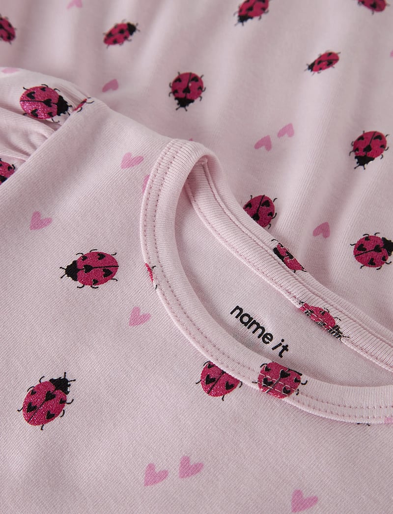 name it - NMFHALINE SS DRESS - short-sleeved baby dresses - cradle pink - 2