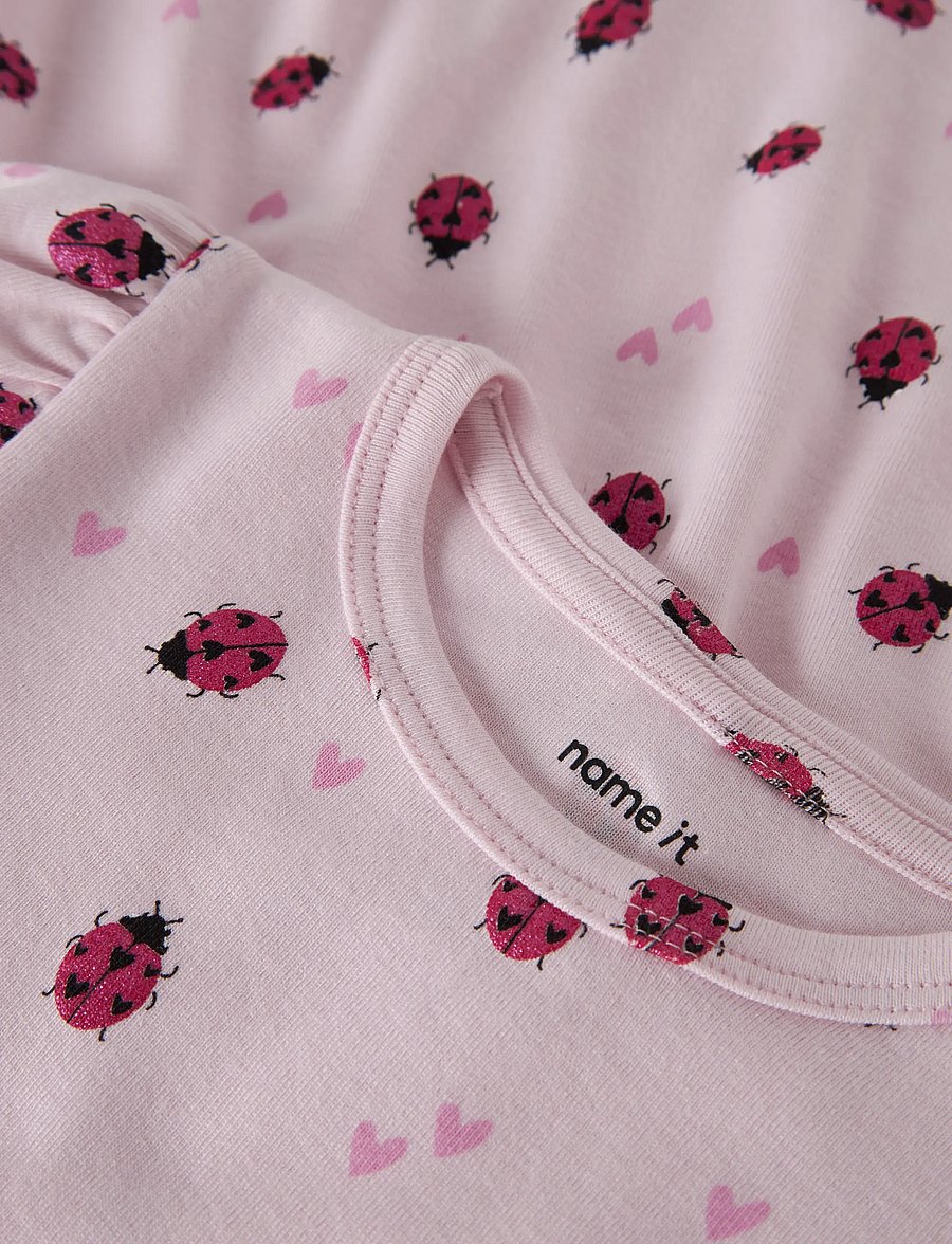 name it - NMFHALINE SS DRESS - kortærmede babykjoler - cradle pink - 2