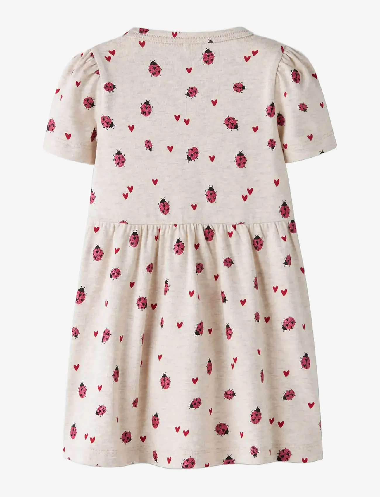 name it - NMFHALINE SS DRESS - kurzärmelige babykleider - peyote melange - 1