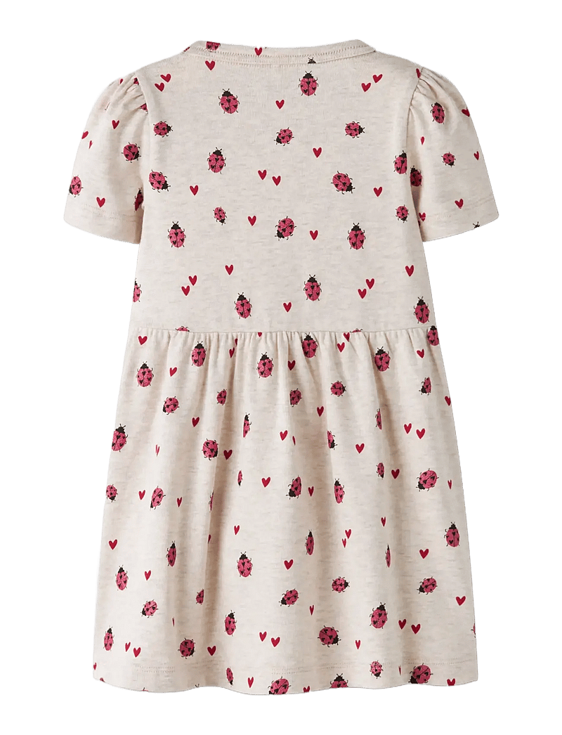 name it - NMFHALINE SS DRESS - kurzärmelige babykleider - peyote melange - 1