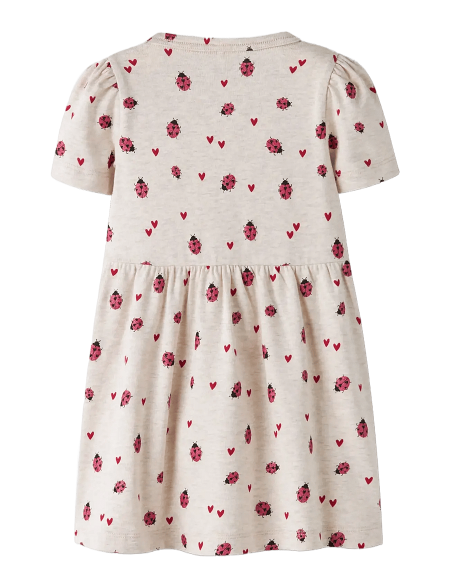 name it - NMFHALINE SS DRESS - lühikeste varrukatega beebi kleidid - peyote melange - 1