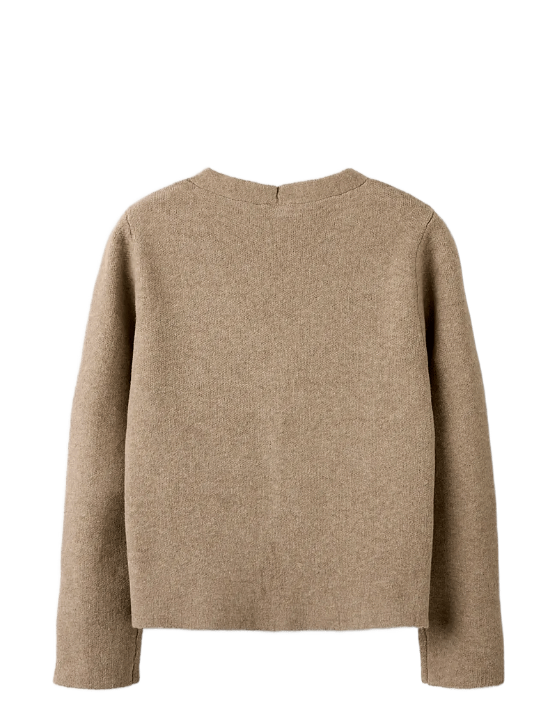 name it - NKFBERTA LS CARDIGAN KNIT - kardiganid - mocha meringue - 2