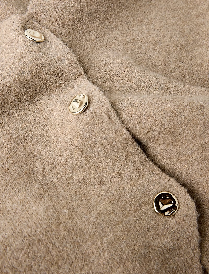 name it - NKFBERTA LS CARDIGAN KNIT - kardiganid - mocha meringue - 3