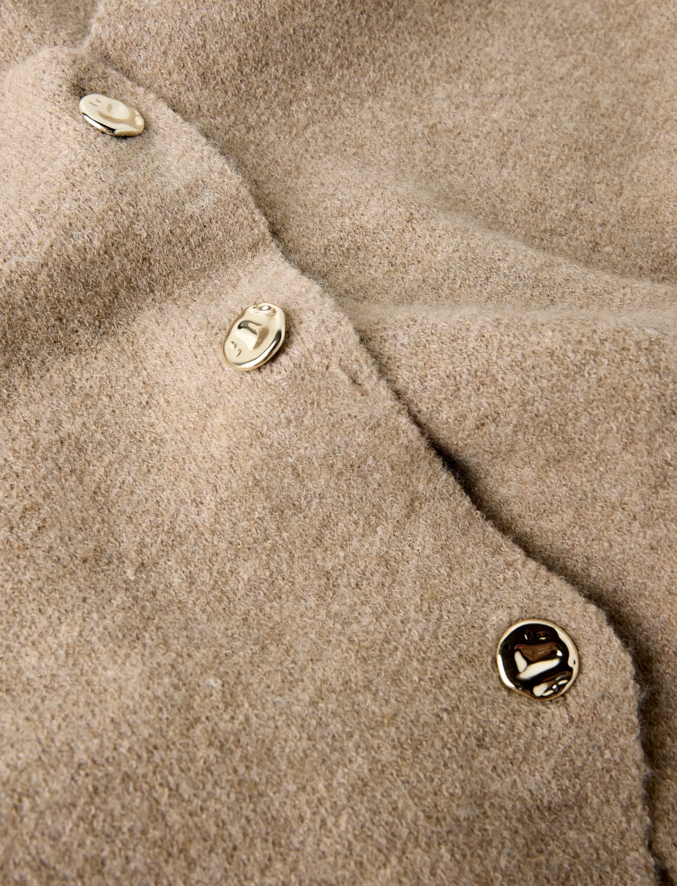 name it - NKFBERTA LS CARDIGAN KNIT - cardigans - mocha meringue - 3