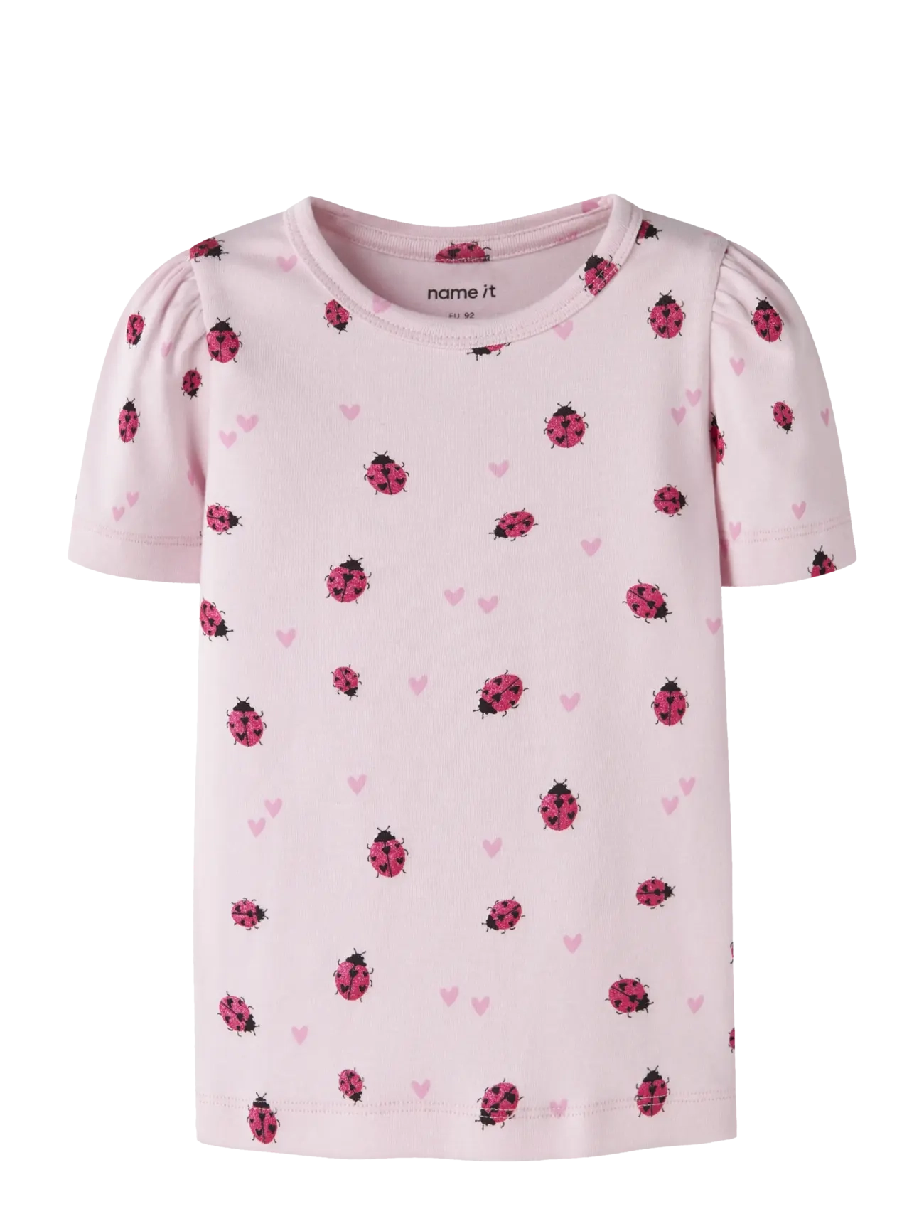 name it NMFHALINE SS XSL TOP - Overdele - CRADLE PINK / pink/rose