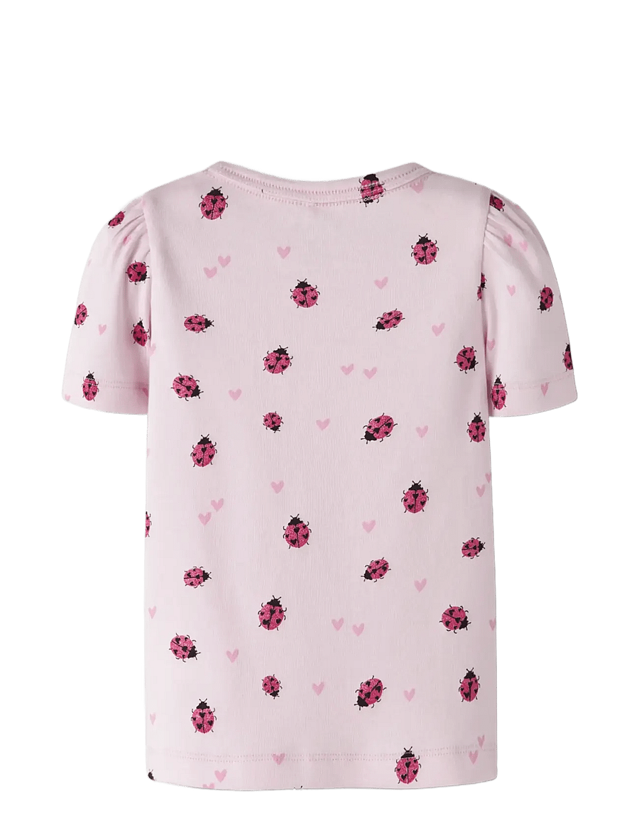 name it - NMFHALINE SS XSL TOP - kurzärmelige - cradle pink - 1