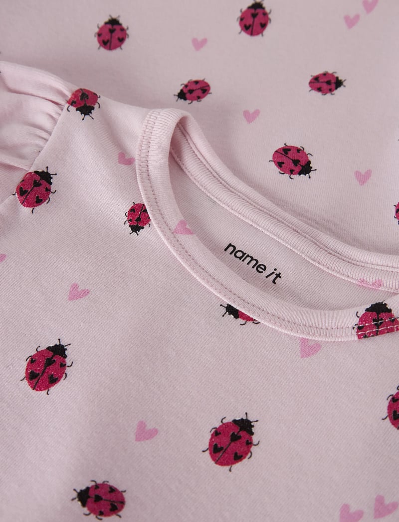 name it - NMFHALINE SS XSL TOP - kurzärmelige - cradle pink - 5