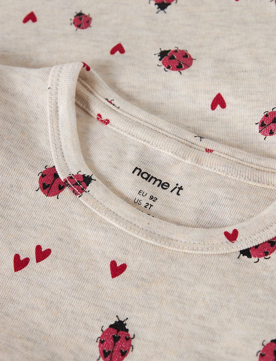 name it - NMFHALINE SS XSL TOP - kurzärmelige - peyote melange - 4