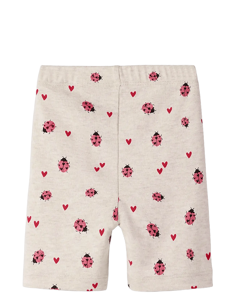 name it - NMFHALINE XSL BIKER SHORTS - cykelshorts - peyote melange - 1