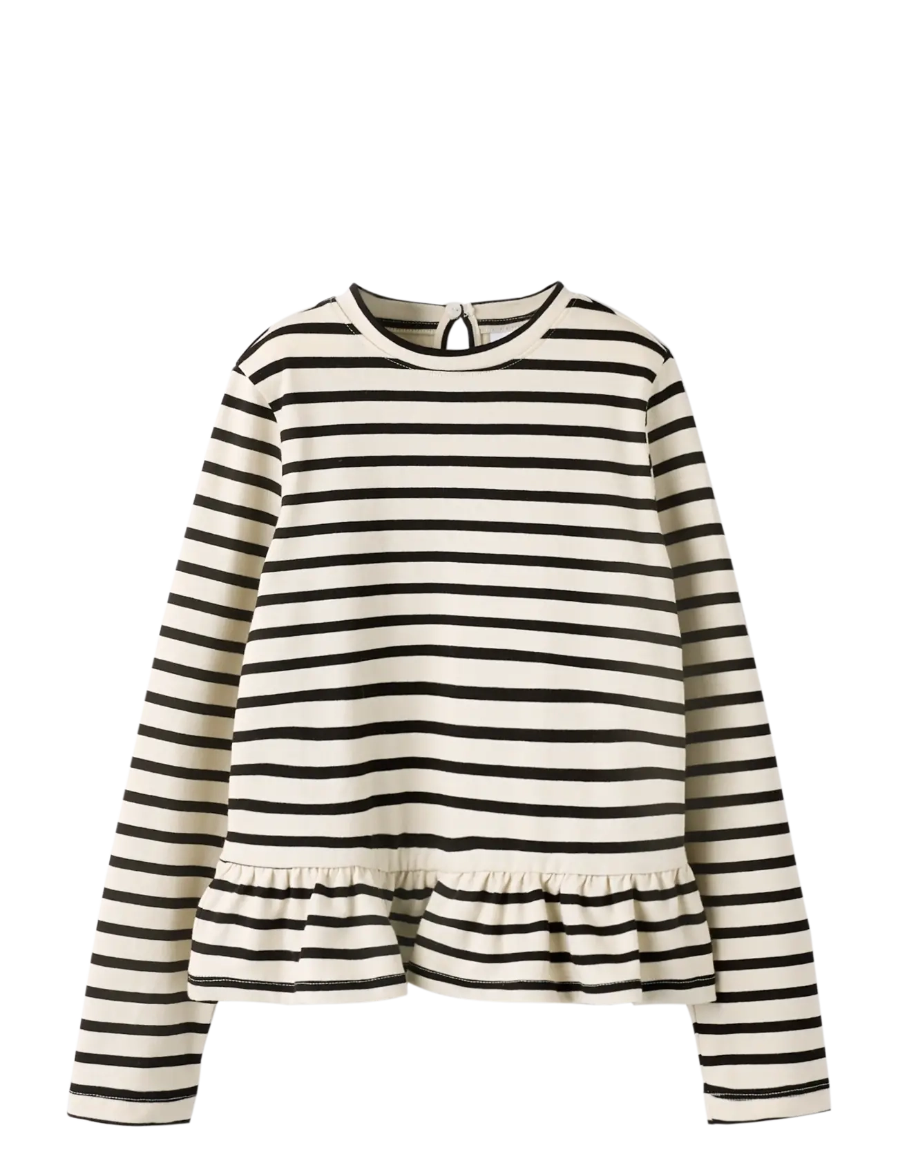 name it NKFBELLE LS TOP - Tøj - CLOUD DANCER / cream