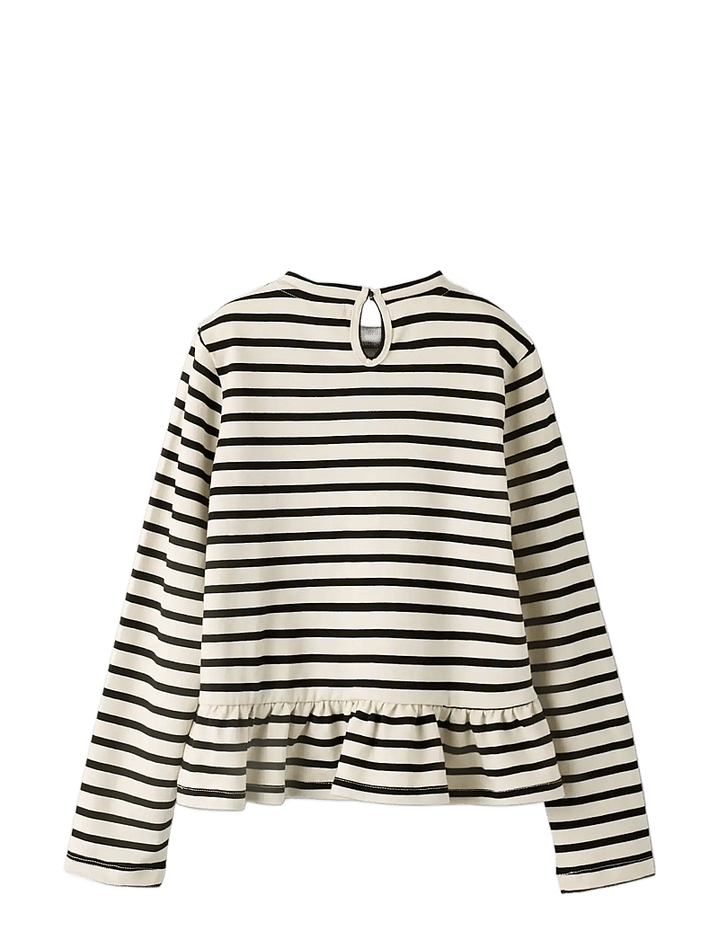 name it - NKFBELLE LS TOP - pikkade varrukatega t-särgid - cloud dancer - 2