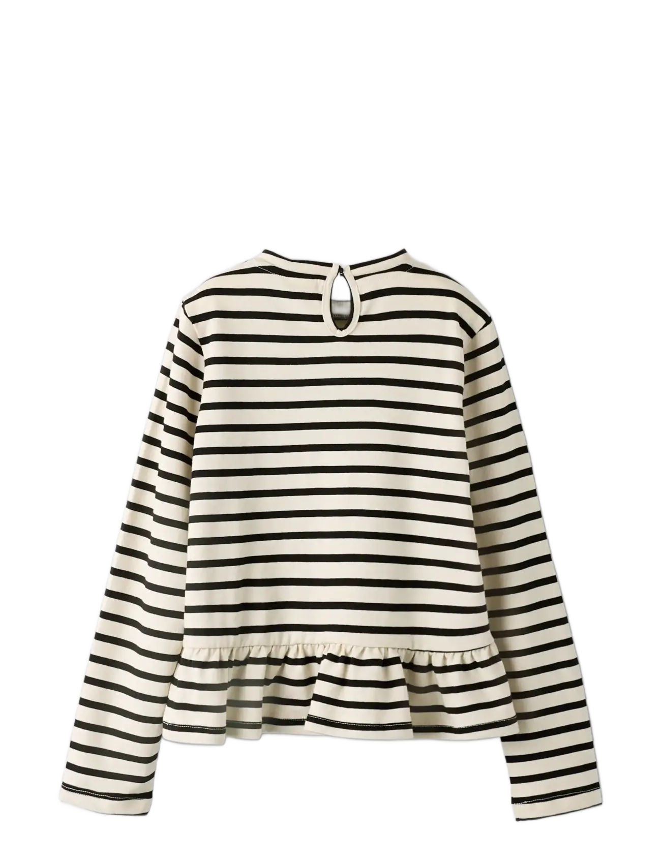 name it - NKFBELLE LS TOP - langärmelige - cloud dancer - 2