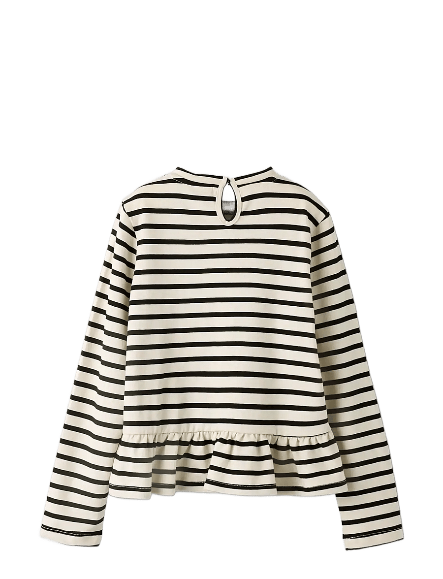 name it - NKFBELLE LS TOP - langærmede t-shirts - cloud dancer - 2