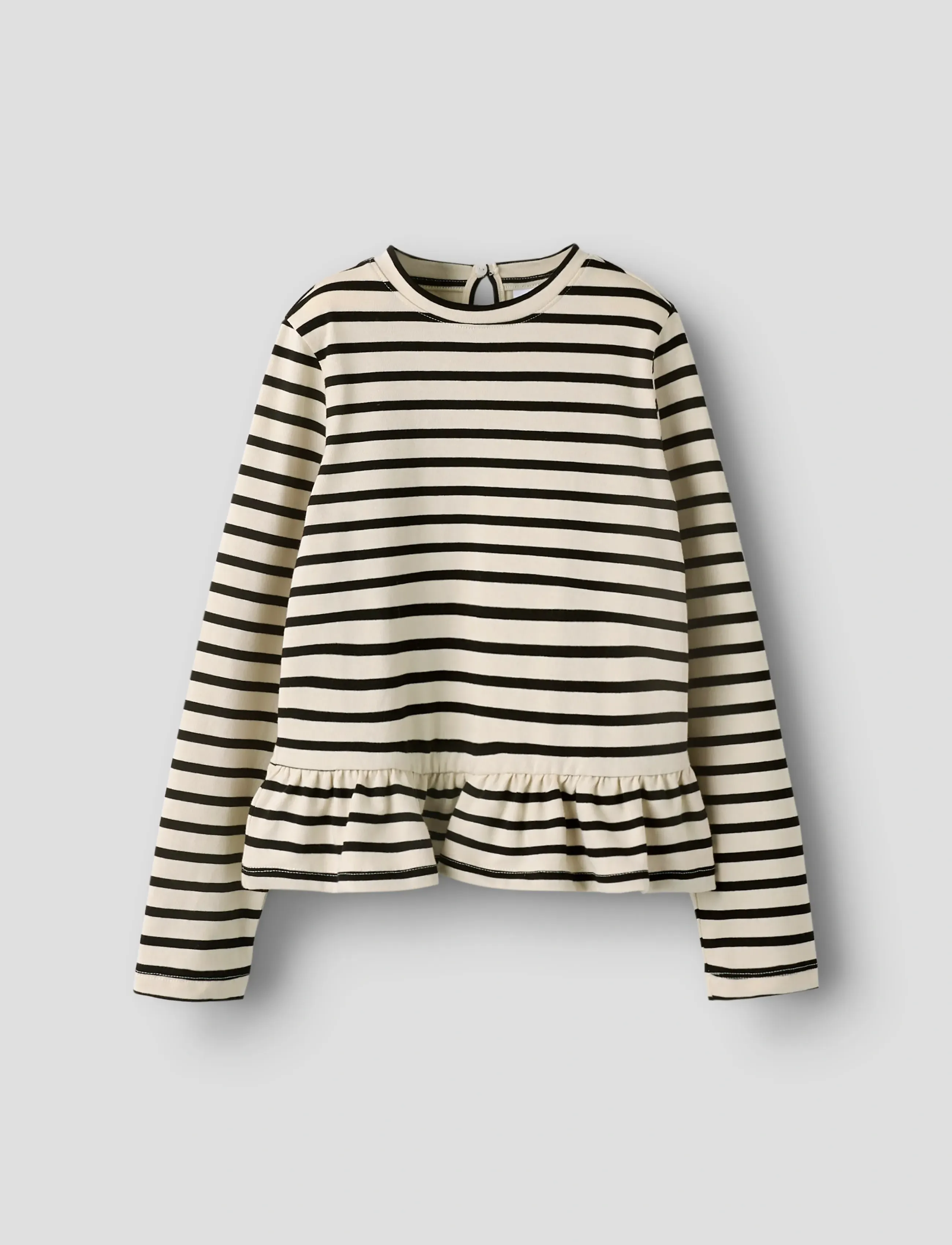 name it NKFBELLE LS TOP - Overdele - CLOUD DANCER / cream