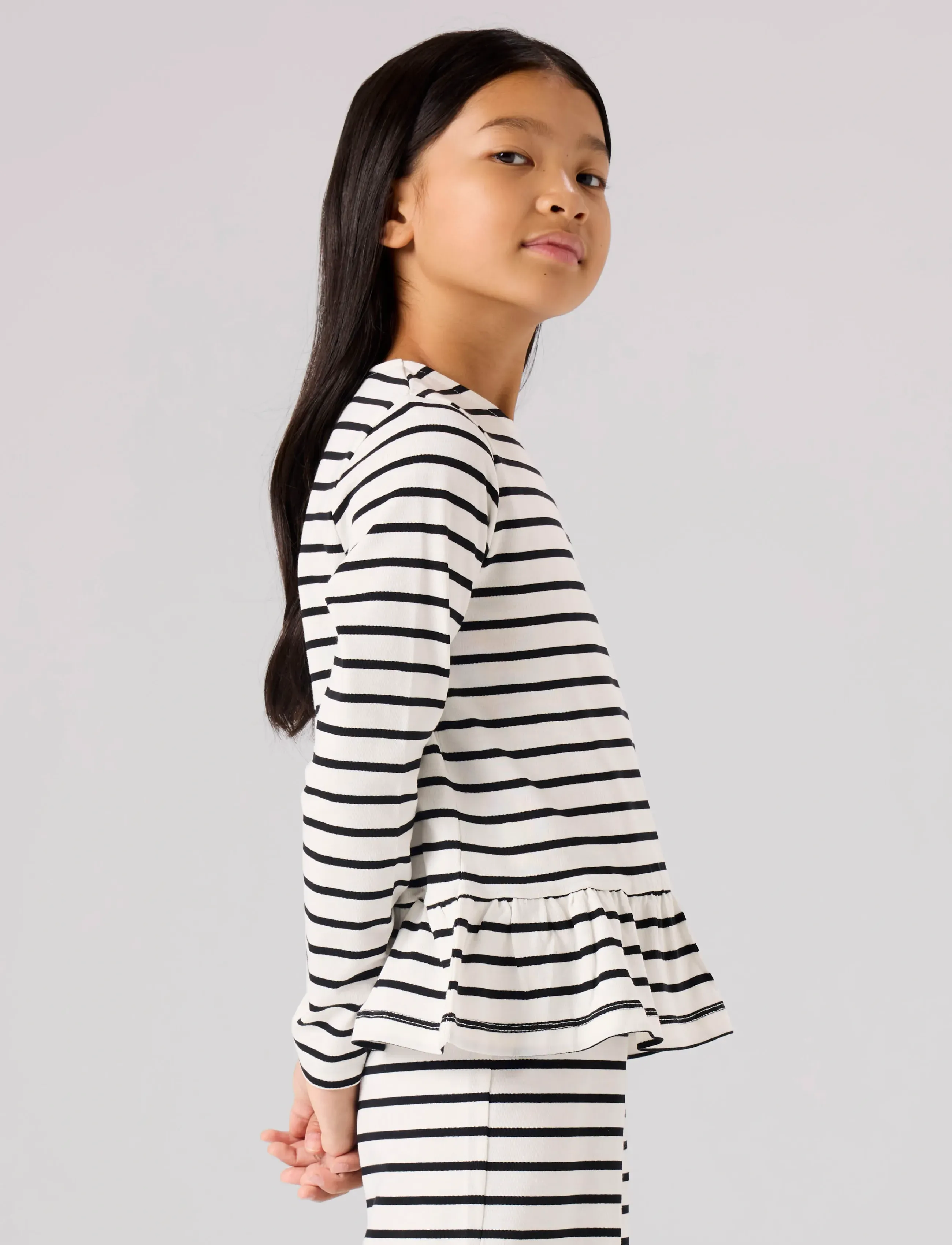 name it - NKFBELLE LS TOP - langärmelige - cloud dancer - 5