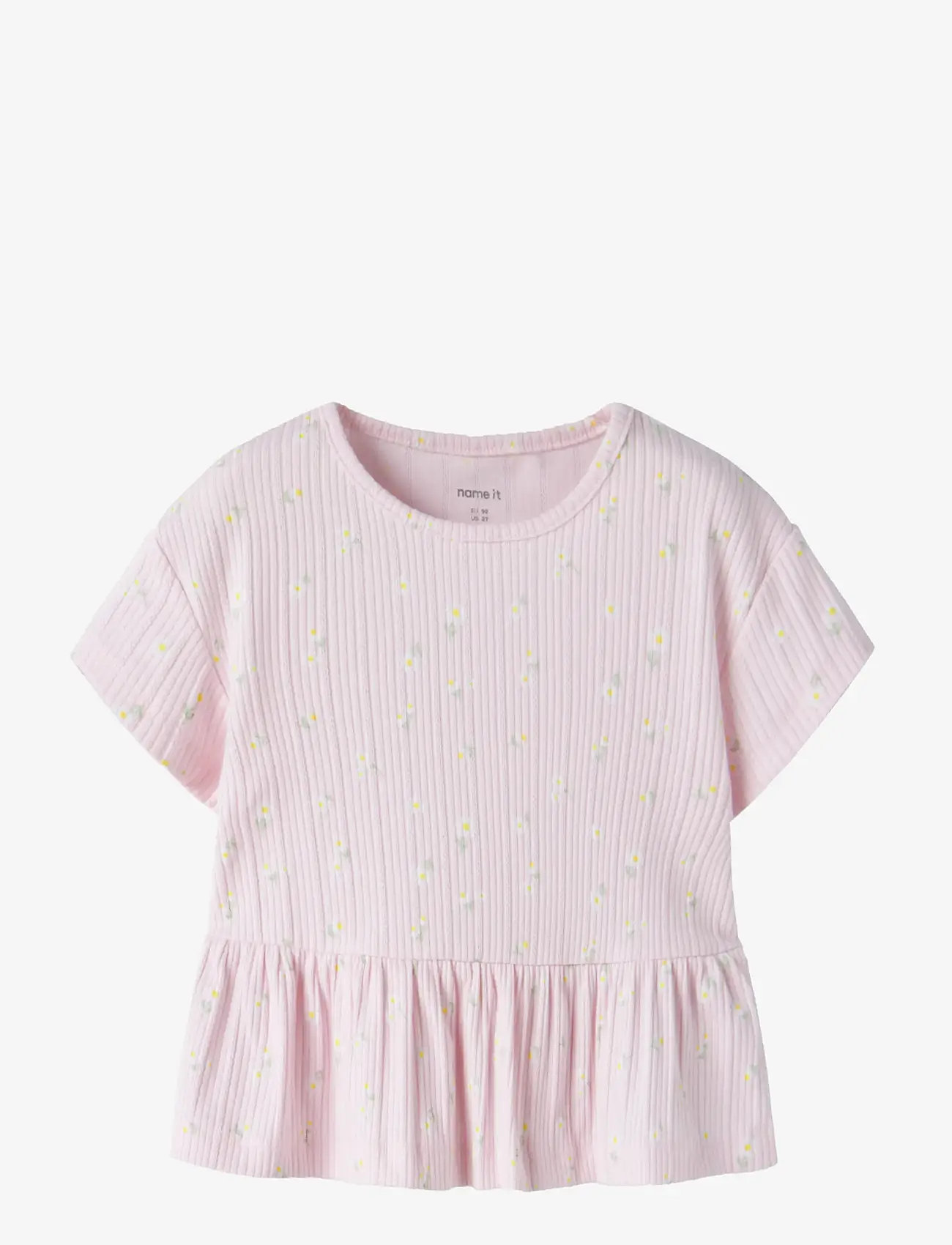 name it - NMFJELLY SS TOP BOX - kortærmede t-shirts - cradle pink - 0