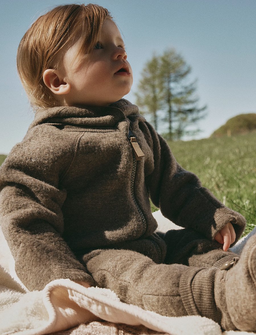 name it - NBNWMINO WOOL BRU LS SUIT NOOS - jumpsuits - morel - 3