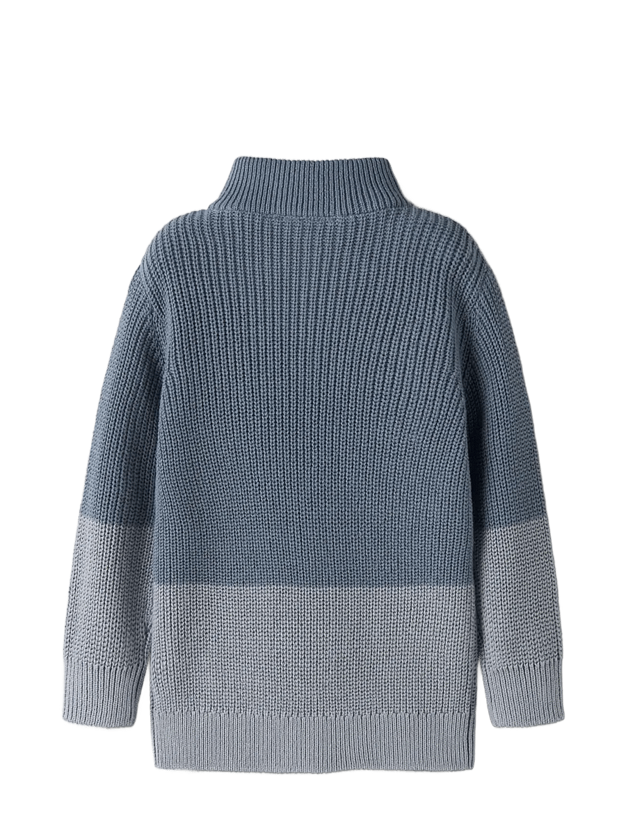 name it - NMMNICODEMUS LS HALF ZIP KNIT - pullover - blue mirage - 1