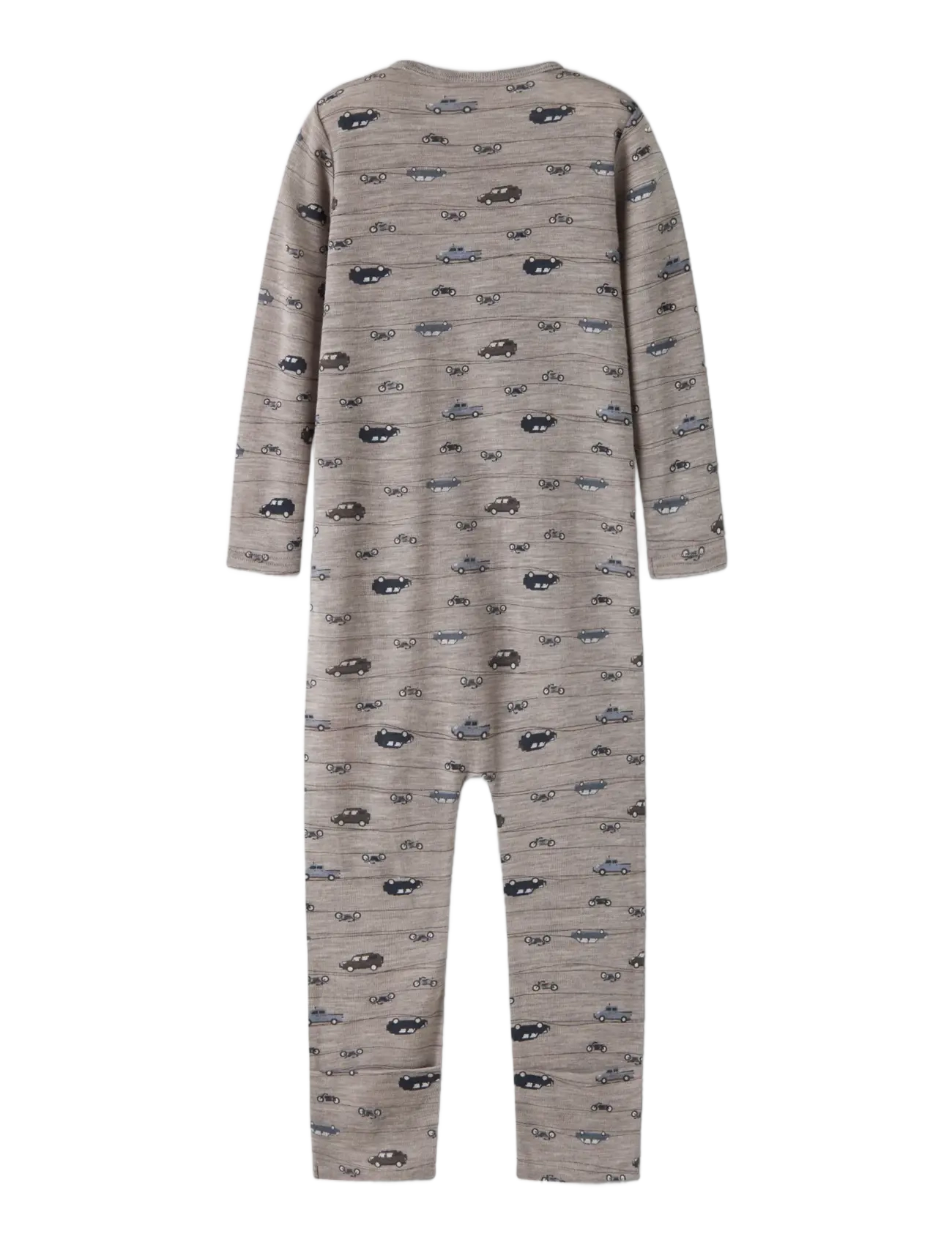 name it - NMMWANG WOOL RIB NIGHTSUIT AOP - satellite - 1