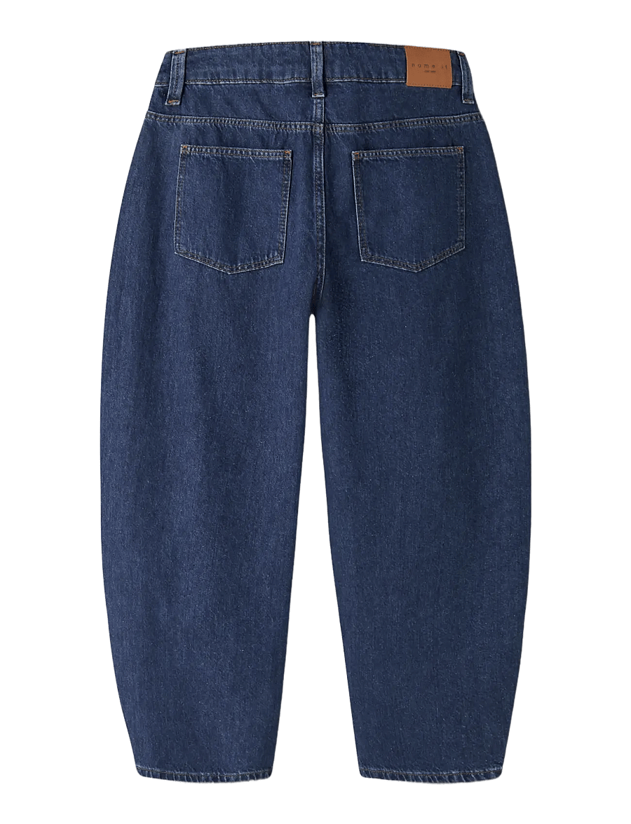 name it - NKFBELLA BARREL ANKEL JEANS 1555-MJ - medium blue denim - 1