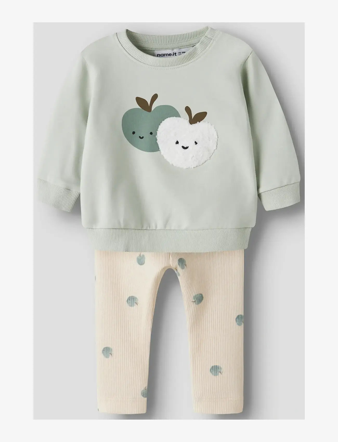 name it - NBNFOAPPI LS SWEAT UNB SET - sweatshirts - pale aqua - 2