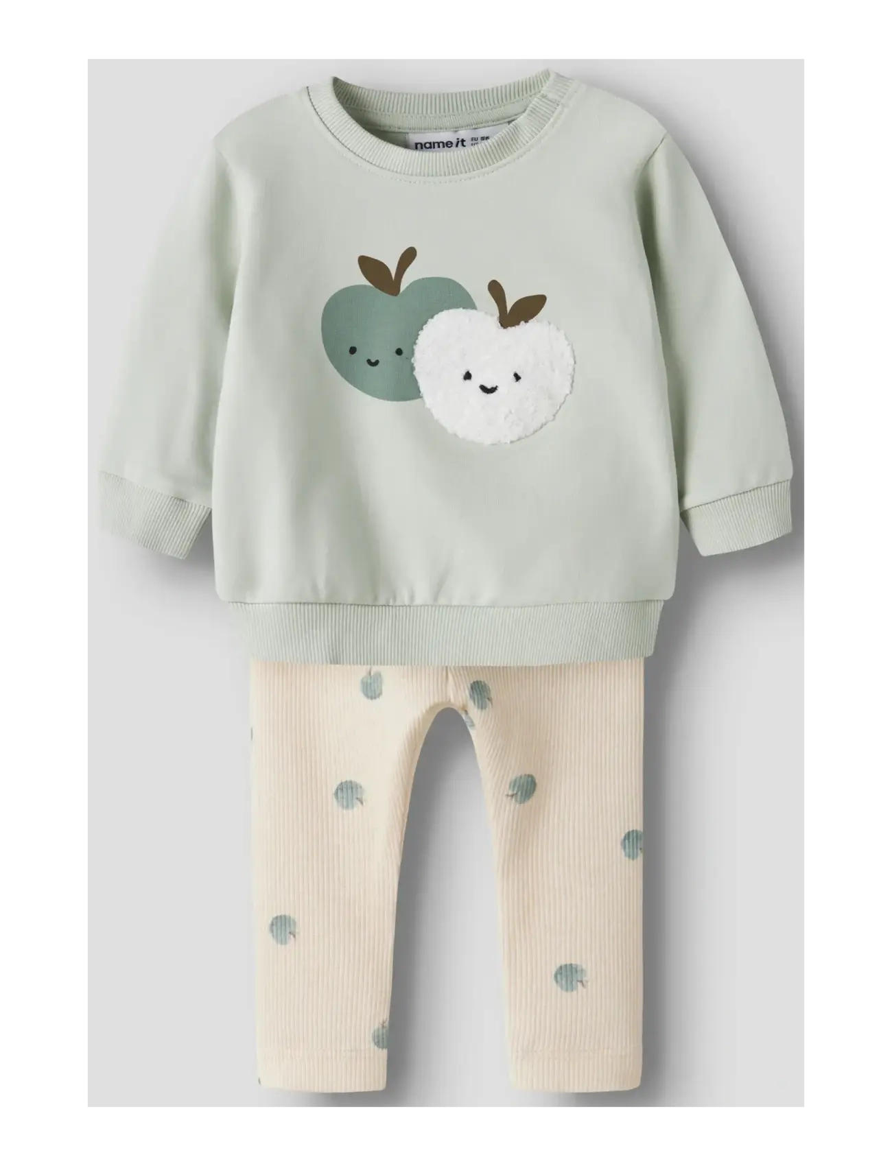 name it - NBNFOAPPI LS SWEAT UNB SET - sweatshirts - pale aqua - 2