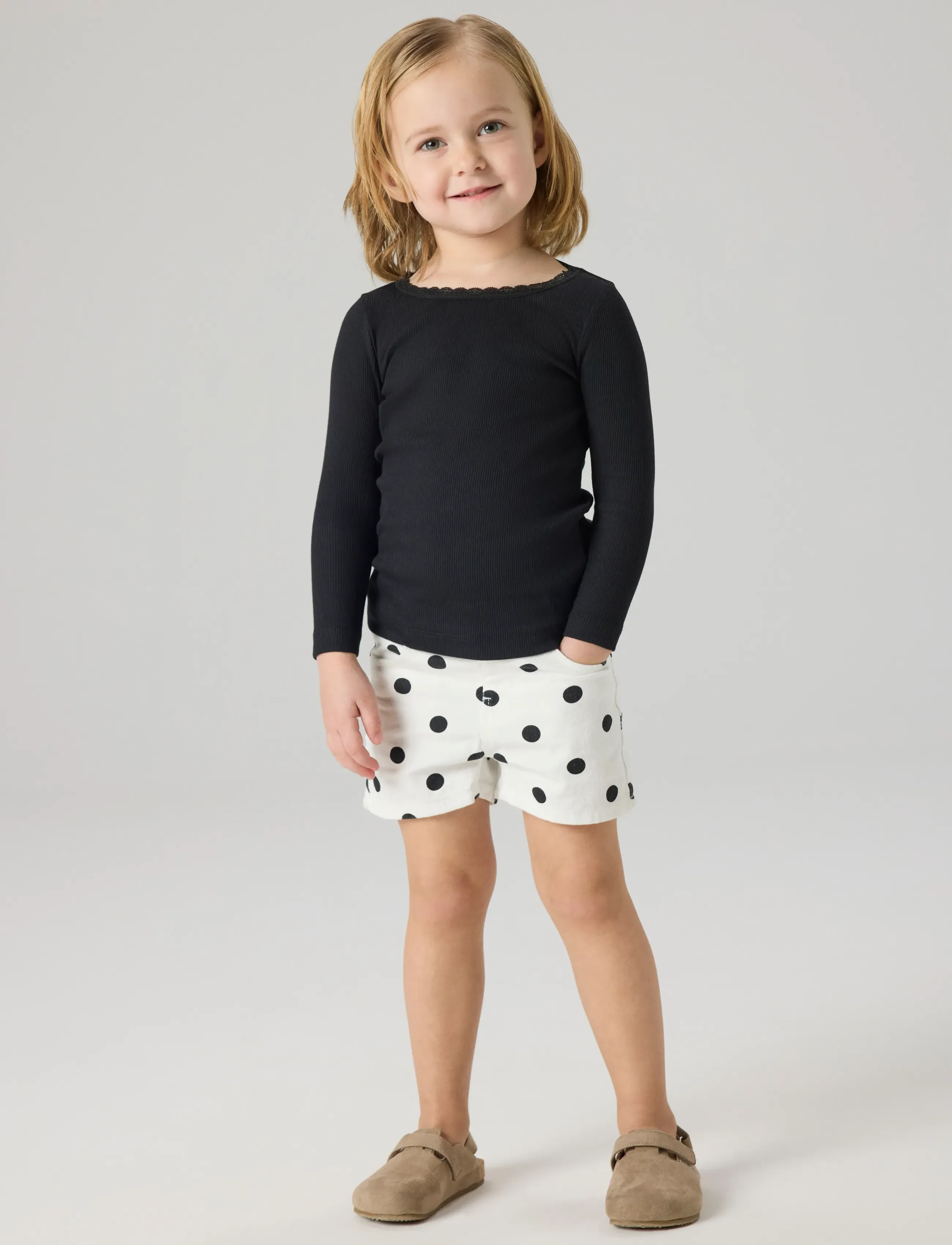 name it - NMFROSE TWI SHORTS 1559-TD - vabaaja lühikesed püksid - antique white - 3