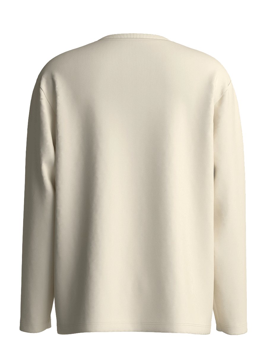 name it - NKMVICTOR LS NREG TOP - langärmelig - antique white - 1