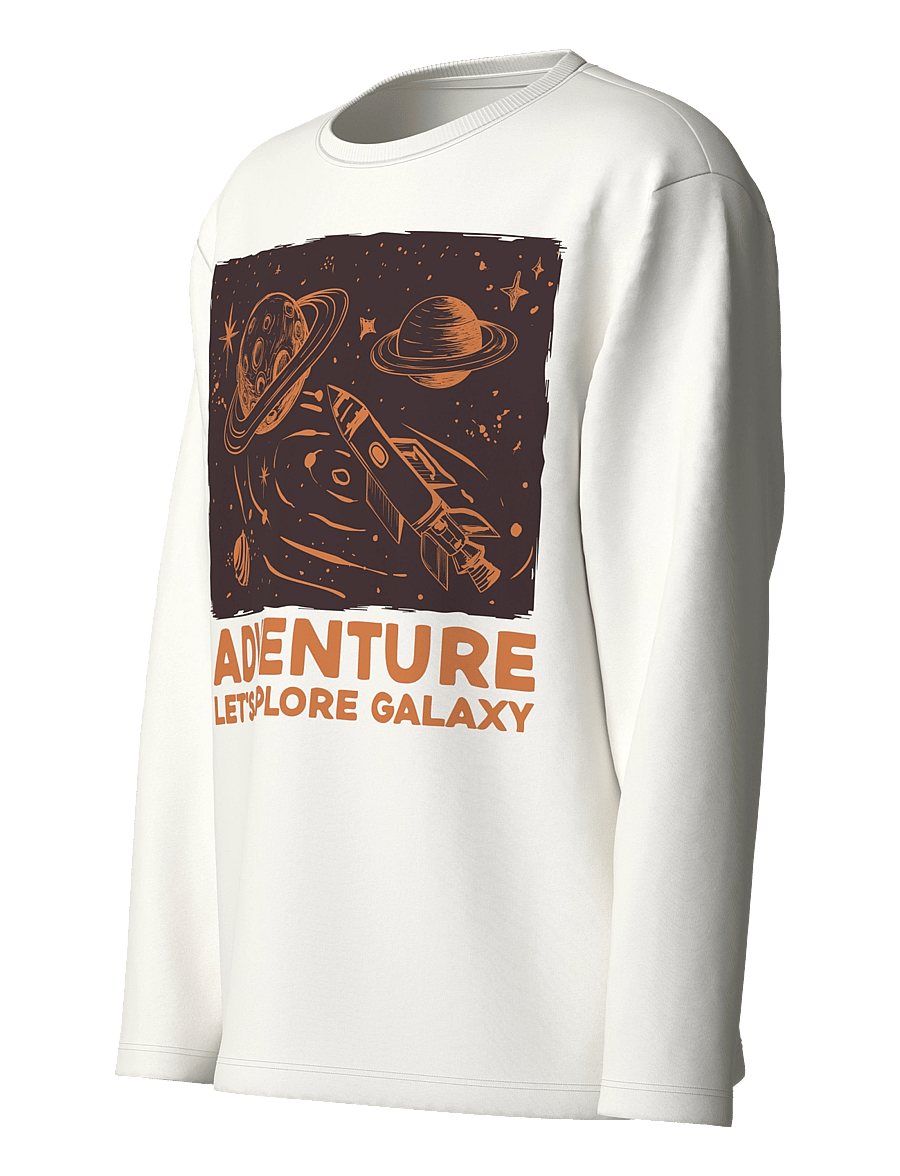 name it - NKMVICTOR LS NREG TOP - langärmelig - cloud dancer - 2