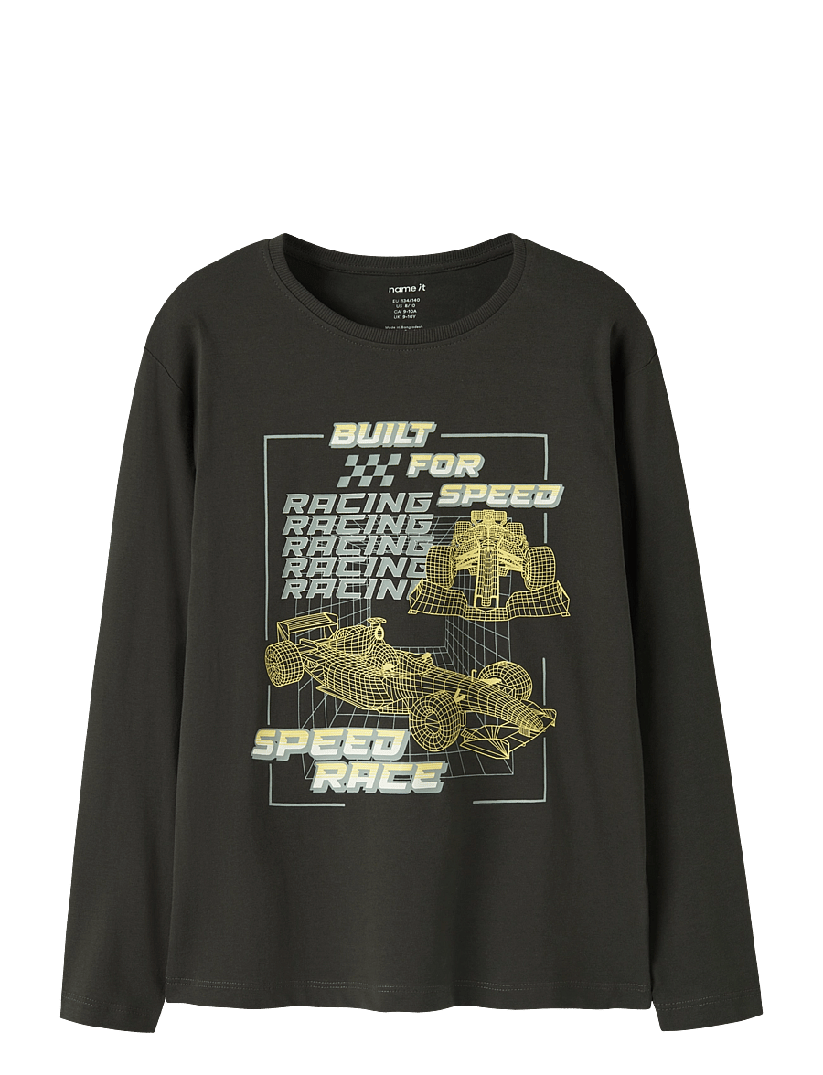 name it - NKMVICTOR LS NREG TOP - pikkade varrukatega t-särgid - peat - 0