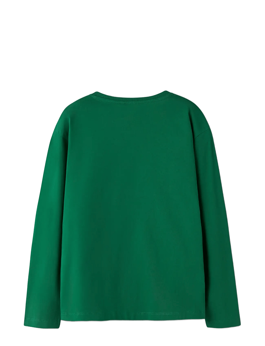 name it - NKMVICTOR LS NREG TOP - pikkade varrukatega t-särgid - verdant green - 1