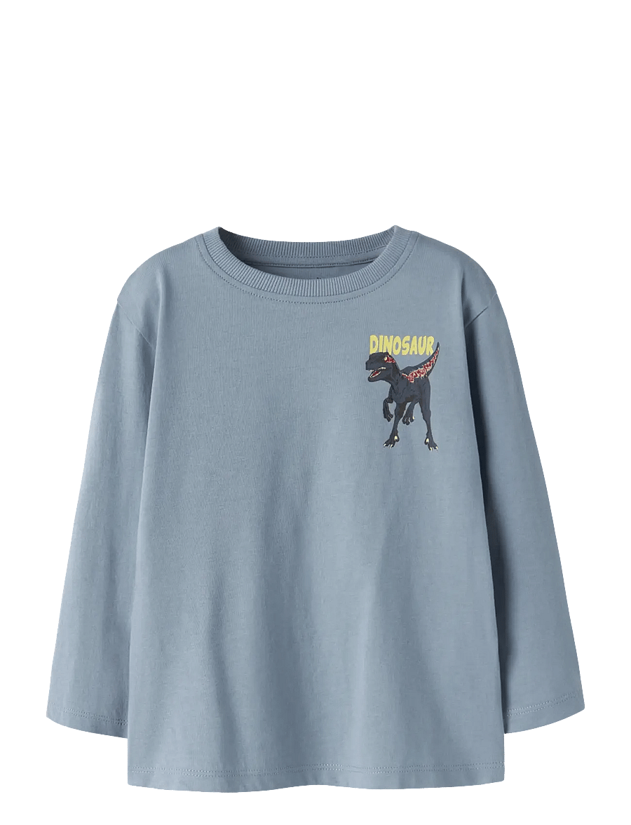 name it - NMMVELIX LS NREG TOP - langærmede t-shirts - ashley blue - 0