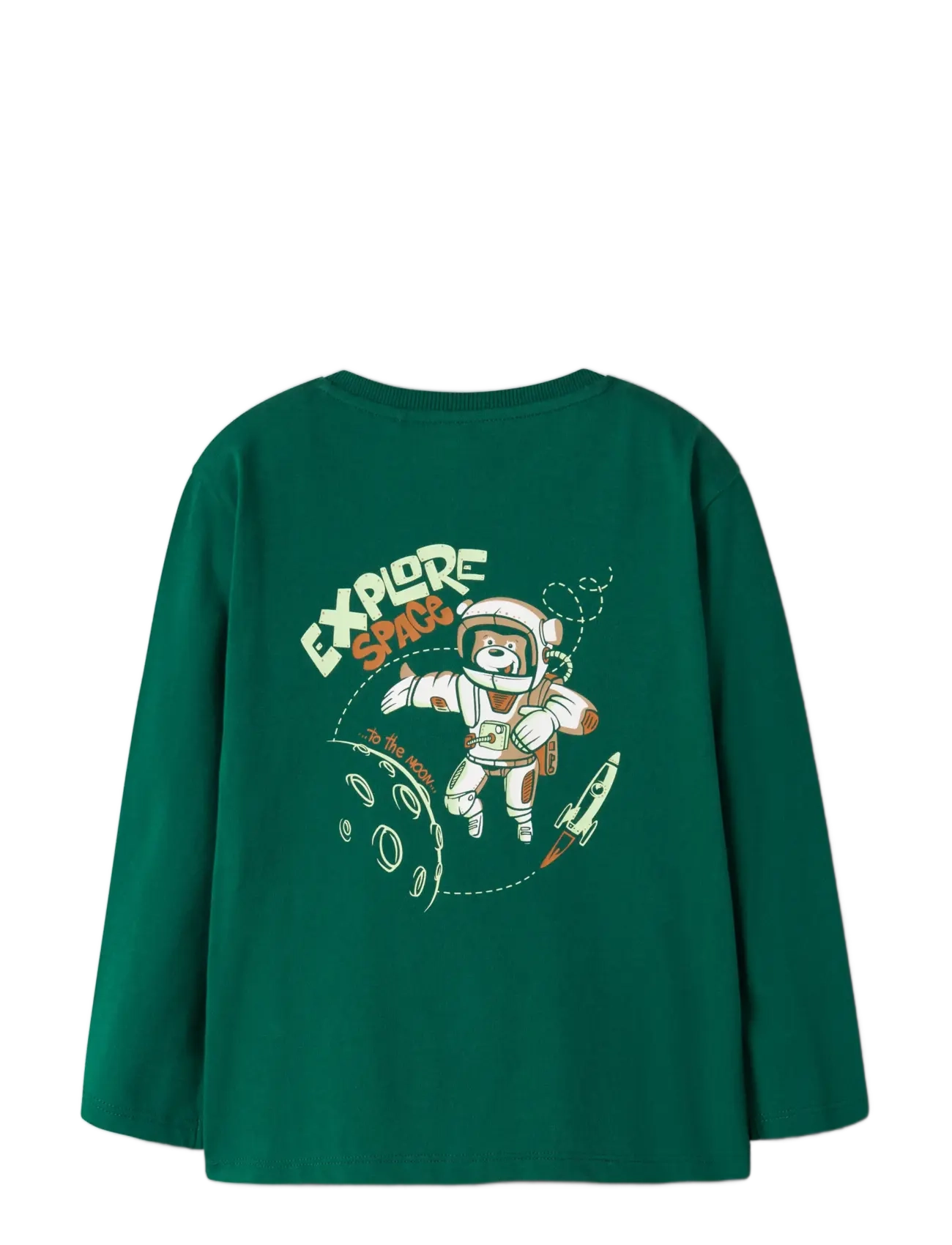 name it - NMMVELIX LS NREG TOP - pikkade varrukatega t-särgid - evergreen - 1