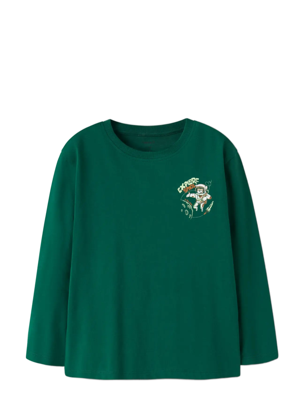 name it - NMMVELIX LS NREG TOP - pikkade varrukatega t-särgid - evergreen - 2