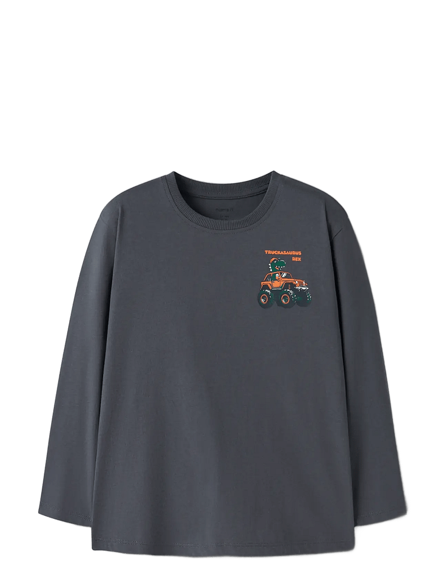 name it - NMMVELIX LS NREG TOP - pikkade varrukatega t-särgid - ombre blue - 2