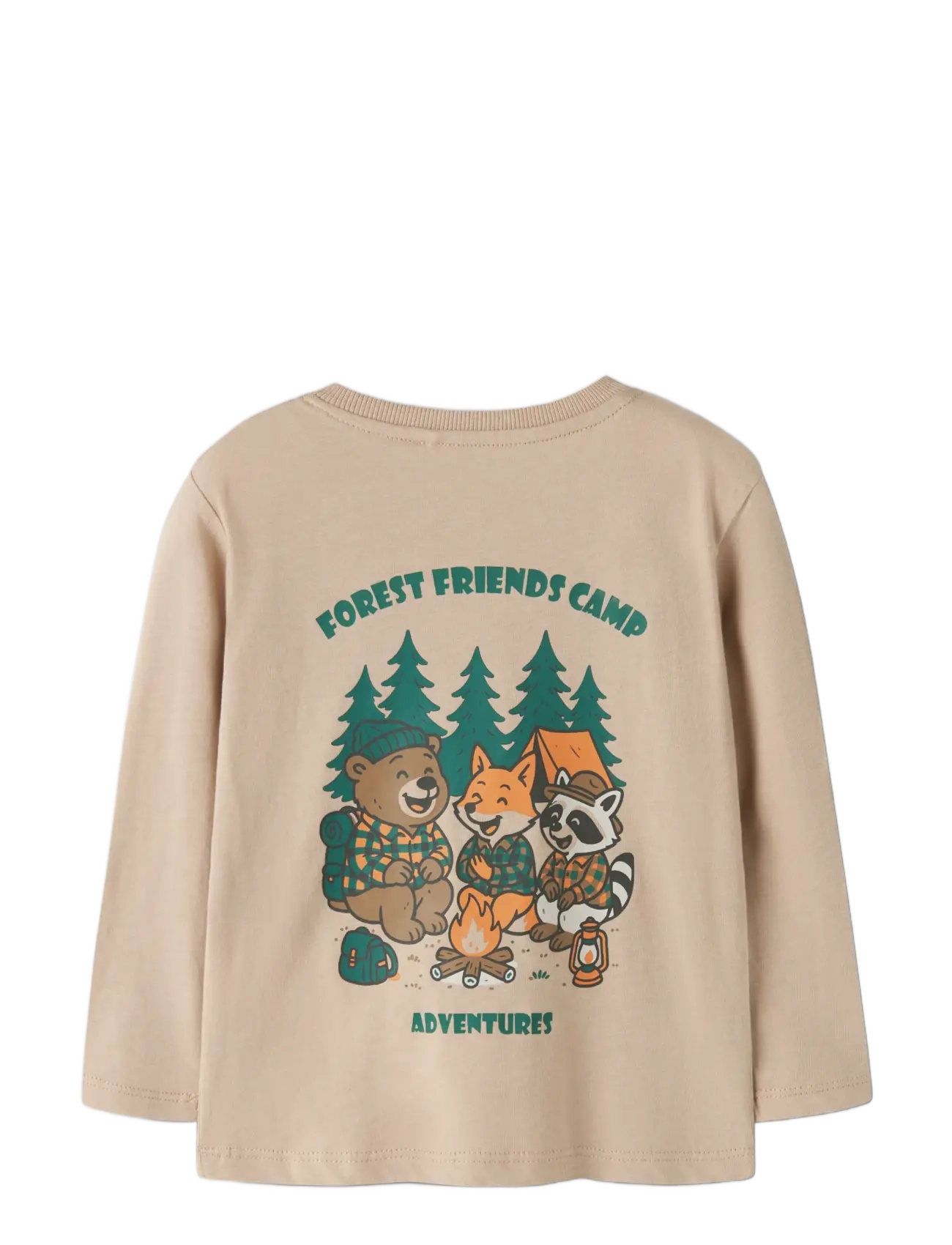 name it - NMMVELIX LS NREG TOP - pikkade varrukatega t-särgid - sesame - 1