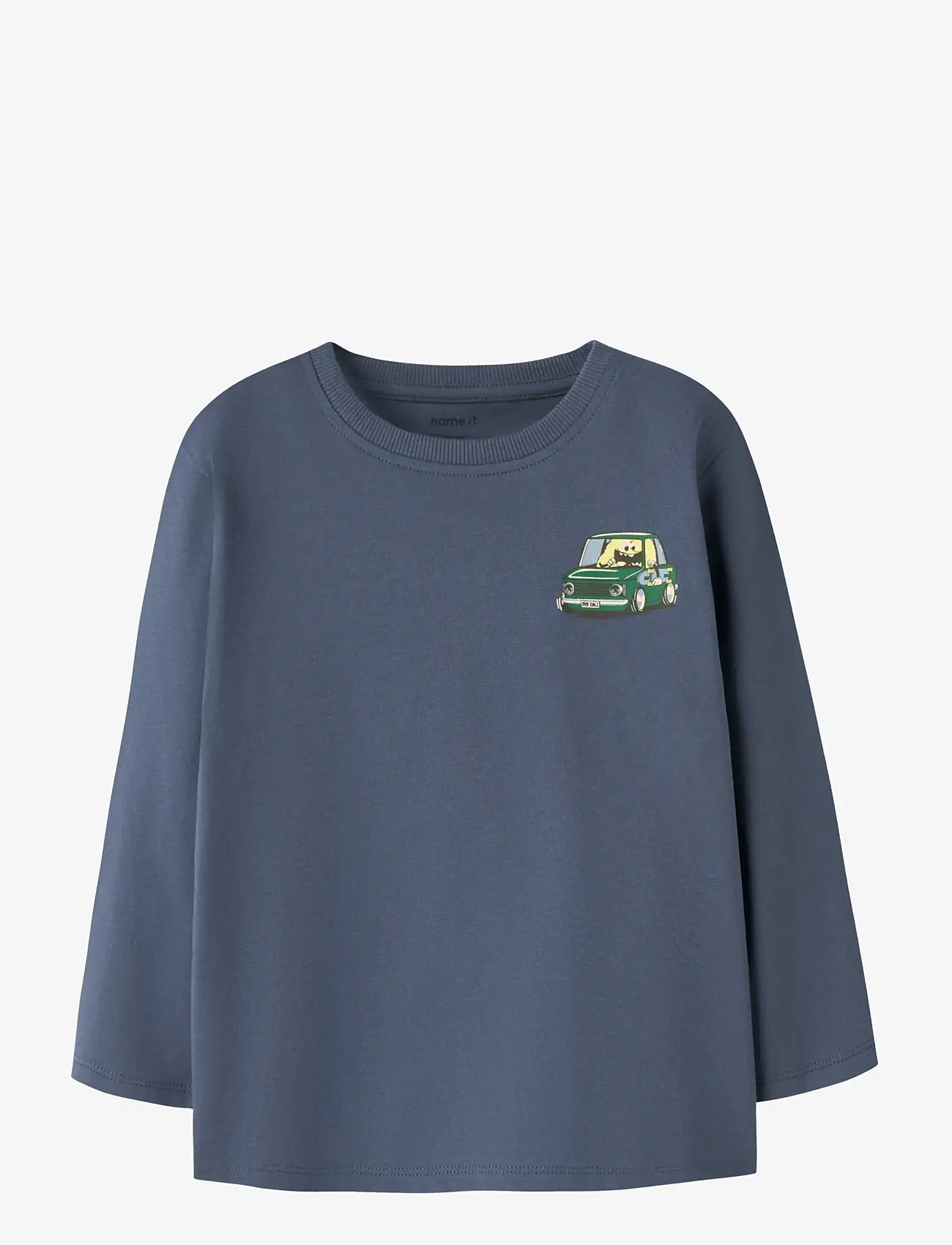 name it - NMMVELIX LS NREG TOP - langærmede t-shirts - vintage indigo - 0