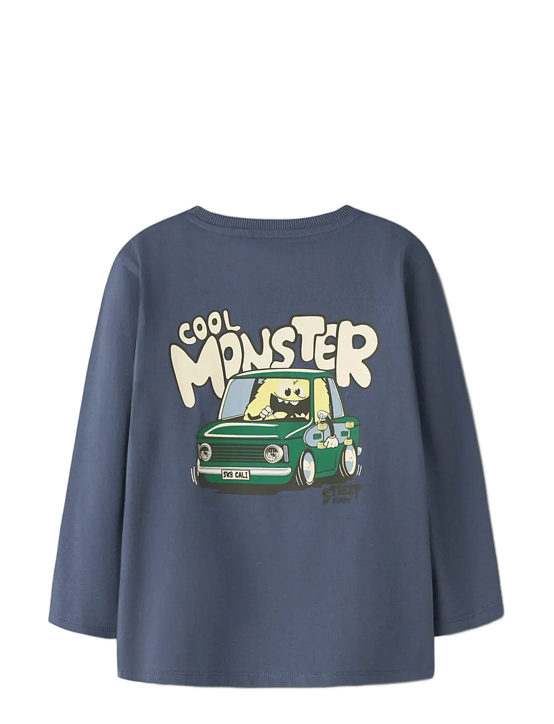 name it - NMMVELIX LS NREG TOP - langærmede t-shirts - vintage indigo - 1