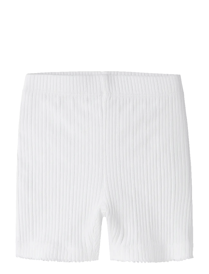 name it - NMFJUDY SLIM BIKER SHORTS - cycling shorts - bright white - 0