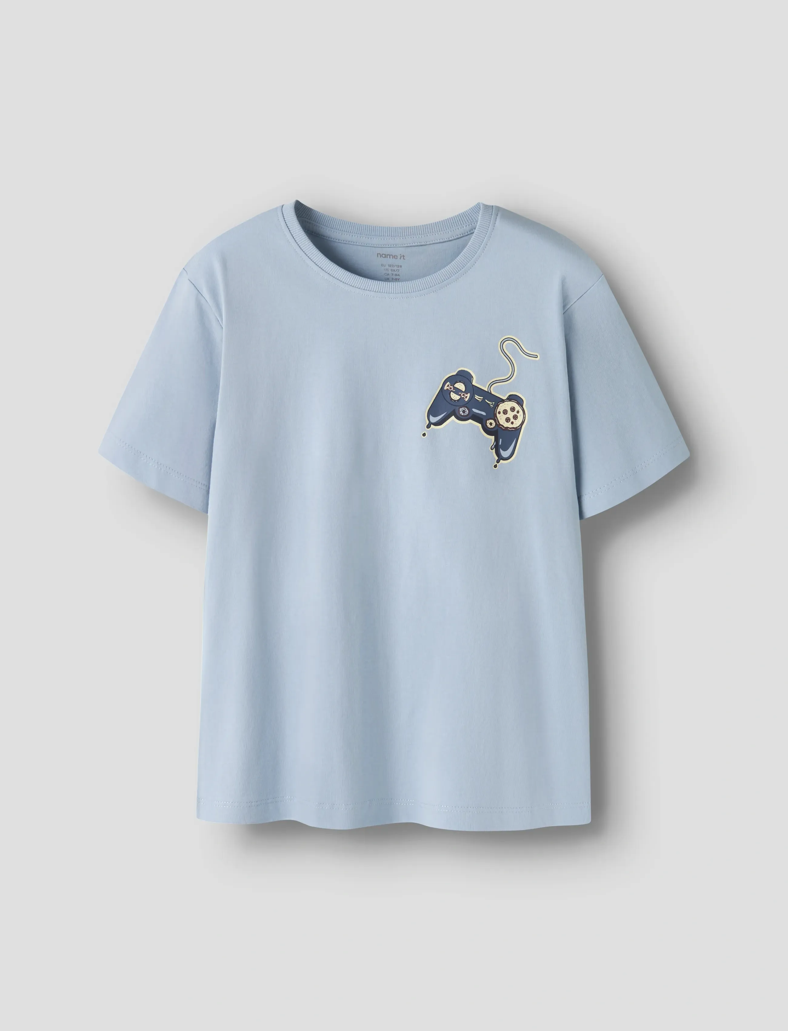 name it NKMVICTOR SS NREG TOP - T-shirts - BLUE FOG / blue