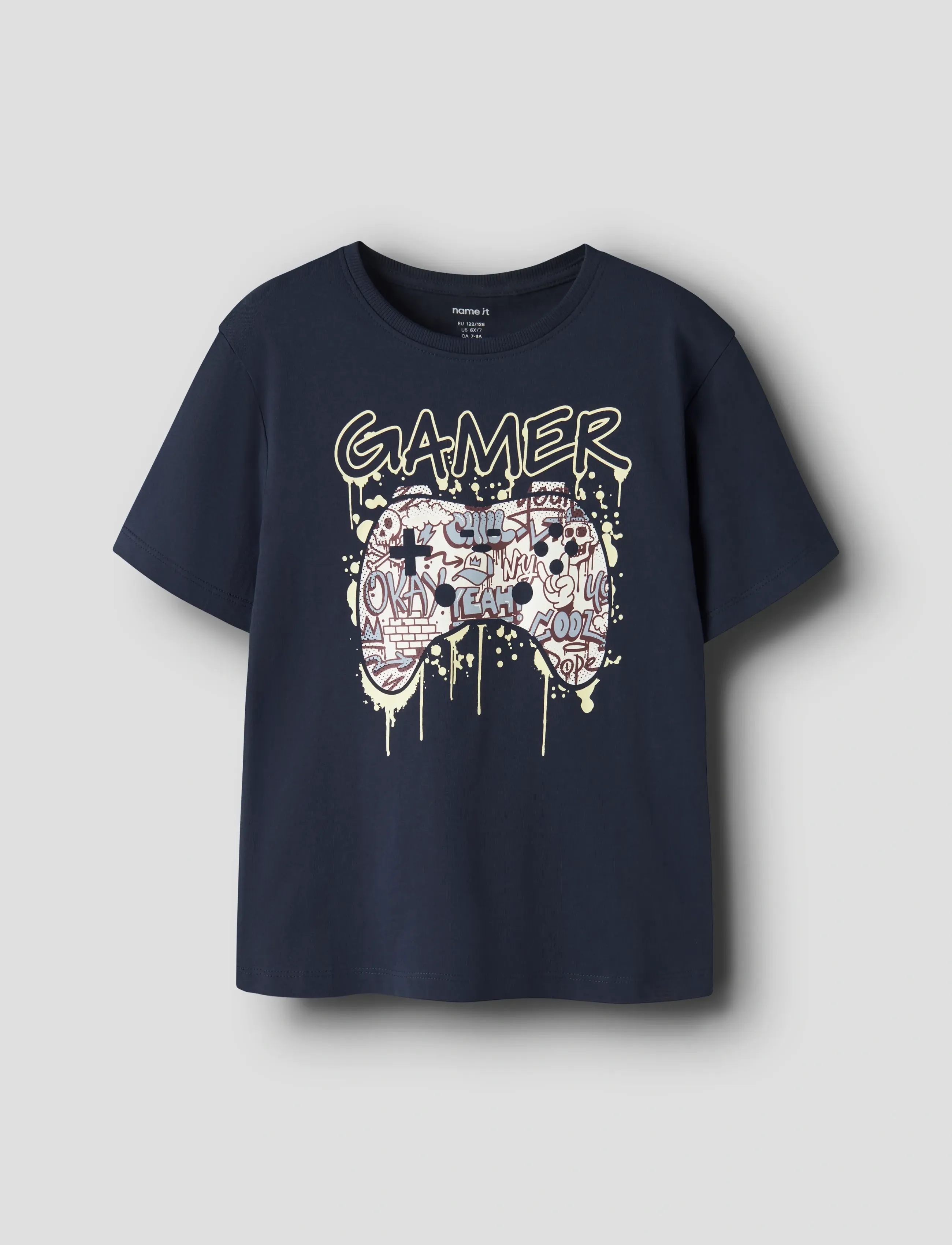 name it NKMVICTOR SS NREG TOP - T-shirts - NAVY BLAZER / navy