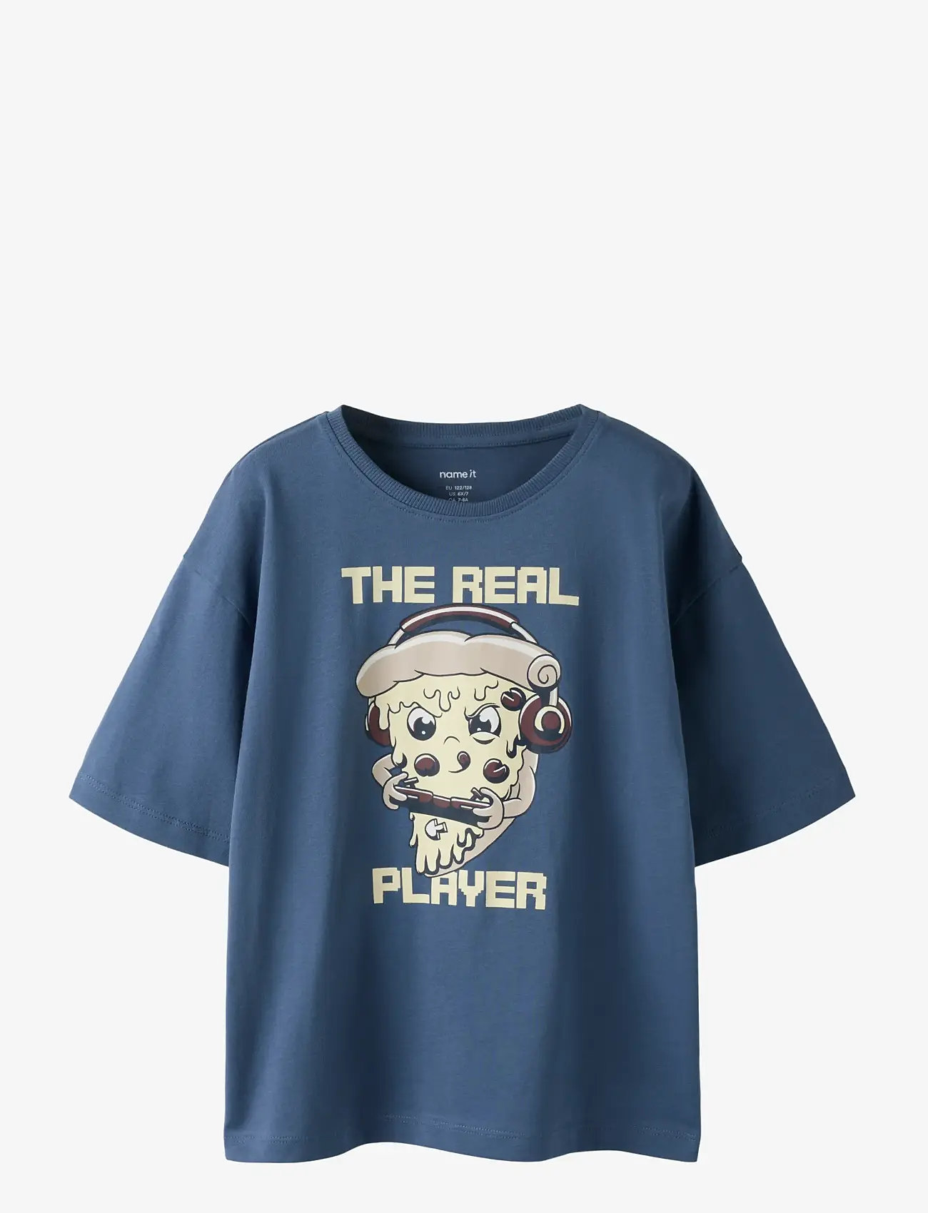 name it - NKMVICTOR SS NREG TOP - lühikeste varrukatega t-särgid - vintage indigo - 1