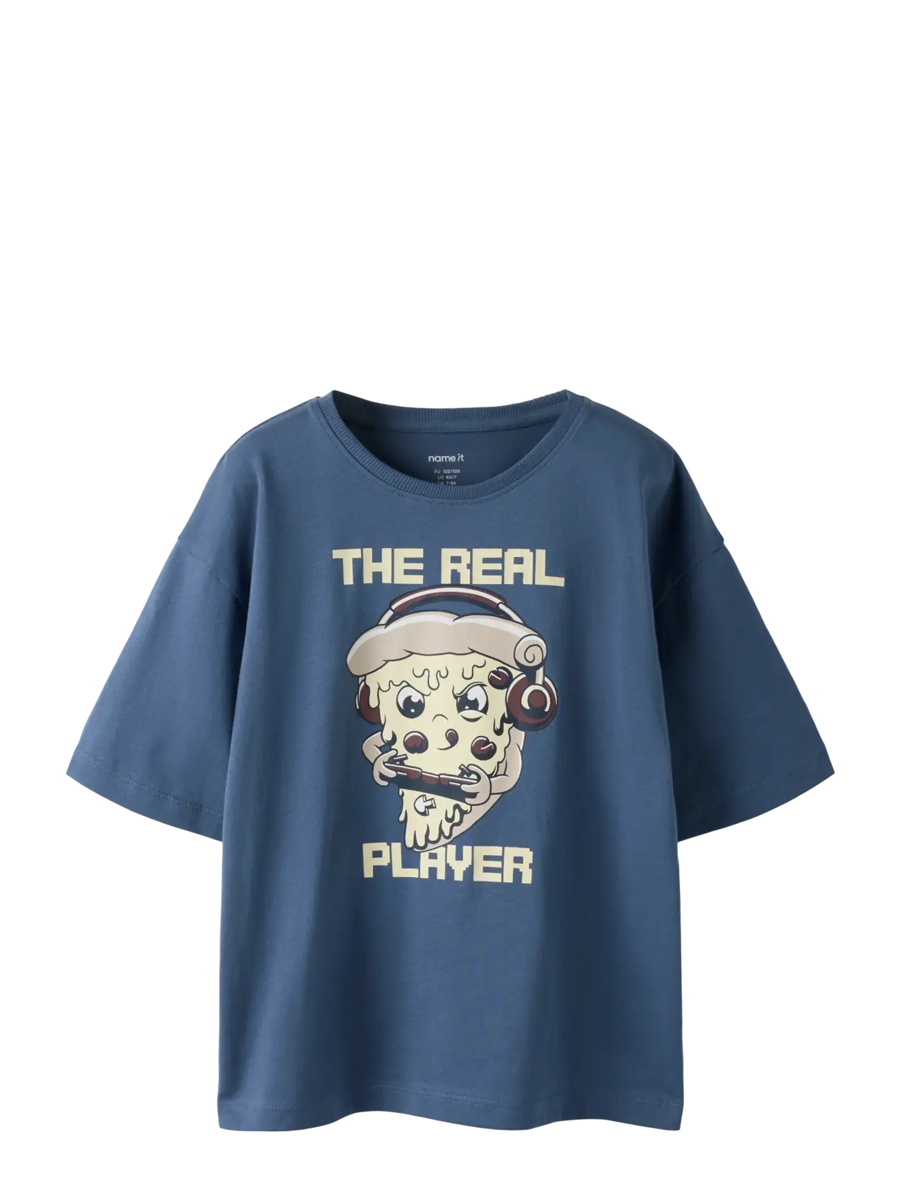 name it NKMVICTOR SS NREG TOP - Teismelised 140-176 - VINTAGE INDIGO / blue