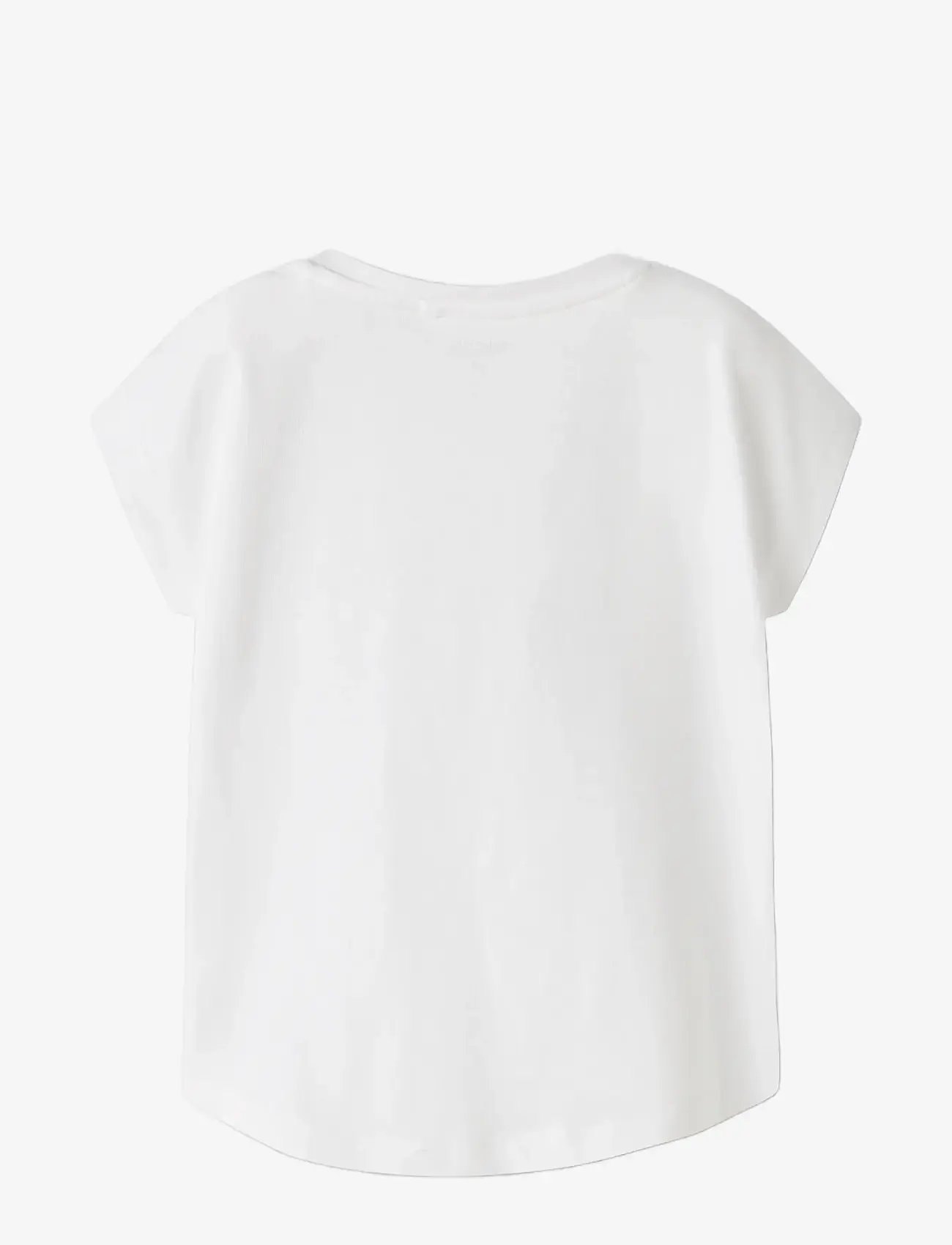 name it - NMFVOTIA 2P CAPSL TOP - lühikeste varrukatega t-särgid - bright white - 1