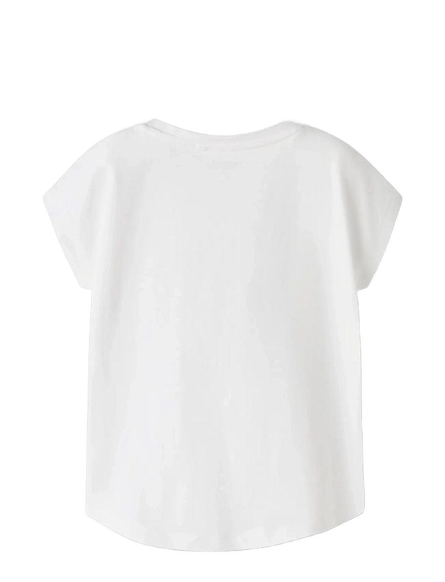 name it - NMFVOTIA 2P CAPSL TOP - lühikeste varrukatega t-särgid - bright white - 1