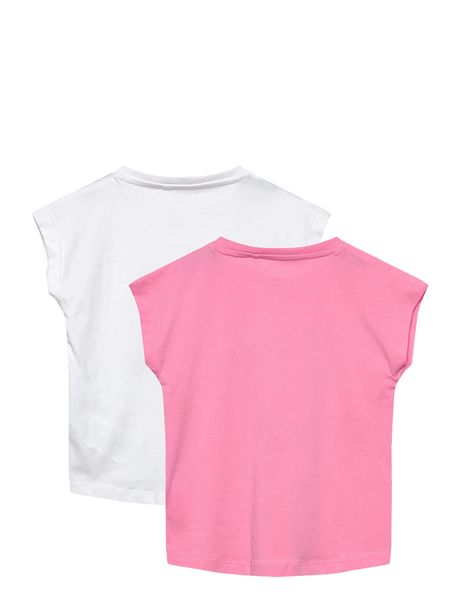 name it - NMFVOTIA 2P CAPSL TOP - lühikeste varrukatega t-särgid - bright white - 5