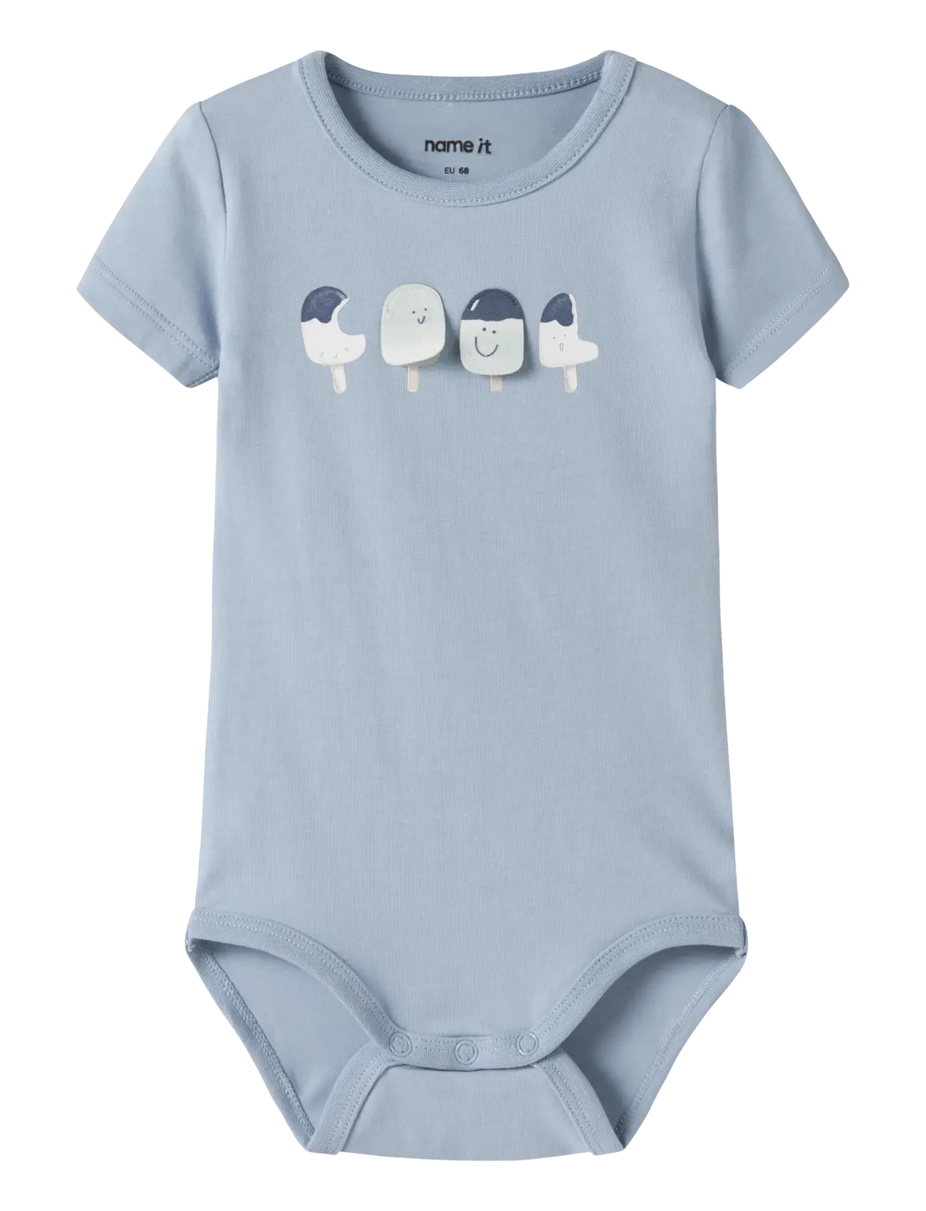name it NBMJENSEN SS BODY BOX - Kläder - BLUE FOG / blue