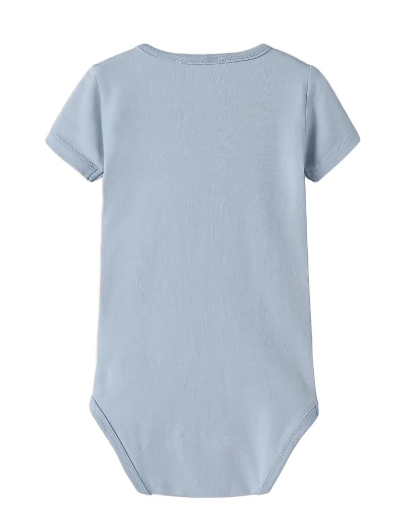 name it - NBMJENSEN SS BODY BOX - lühikeste varrukatega bodid - blue fog - 1