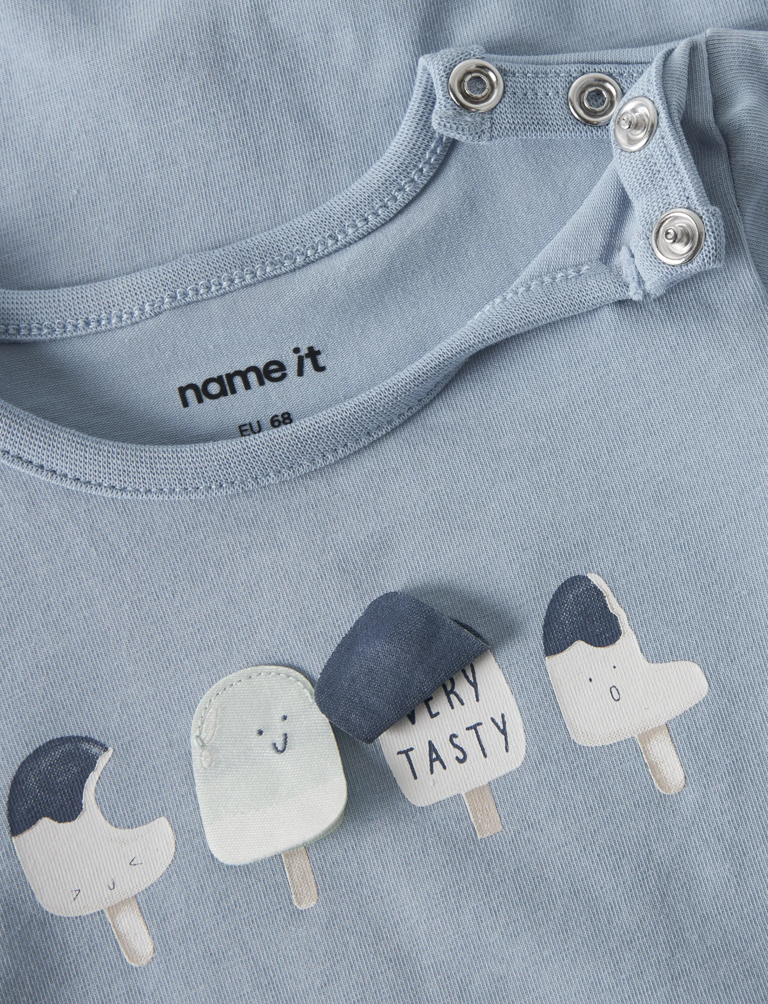 name it - NBMJENSEN SS BODY BOX - lyhythihaiset bodyt - blue fog - 3