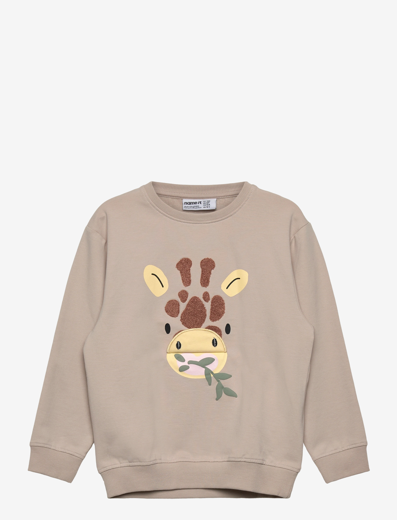 name it - NMMHOLE LS NREG SWEAT UNB - dressipluusid - chateau gray - 2